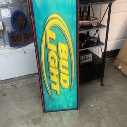 Bud Light Old School Sign 4x1 1/2