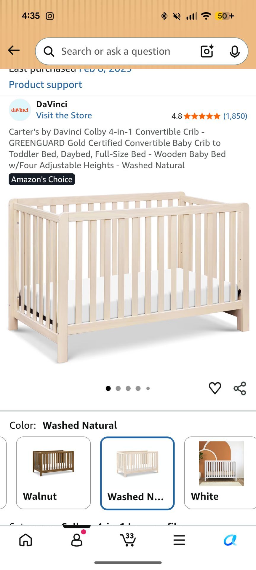 Baby crib