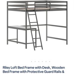 Brand New Loft Bed With Desk For Gaming Or Computer To Do Work 