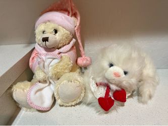 Two plush toys