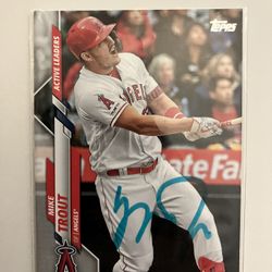 Topps Mike Trout Autograph