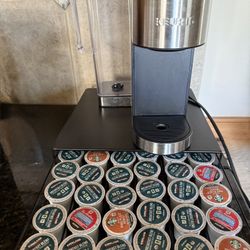 Keurig K-cup Coffee Maker, Storage Drawer And K-cup Coffee