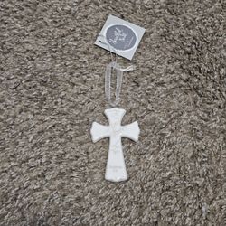Beautiful New With Tag Be Joyful Cross Decorative 