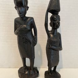 AFRICAN WOOD STATUES