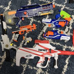 Nerf Blaster / Gun Lot of 8