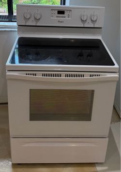 Free Whirlpool Glasstop Stove