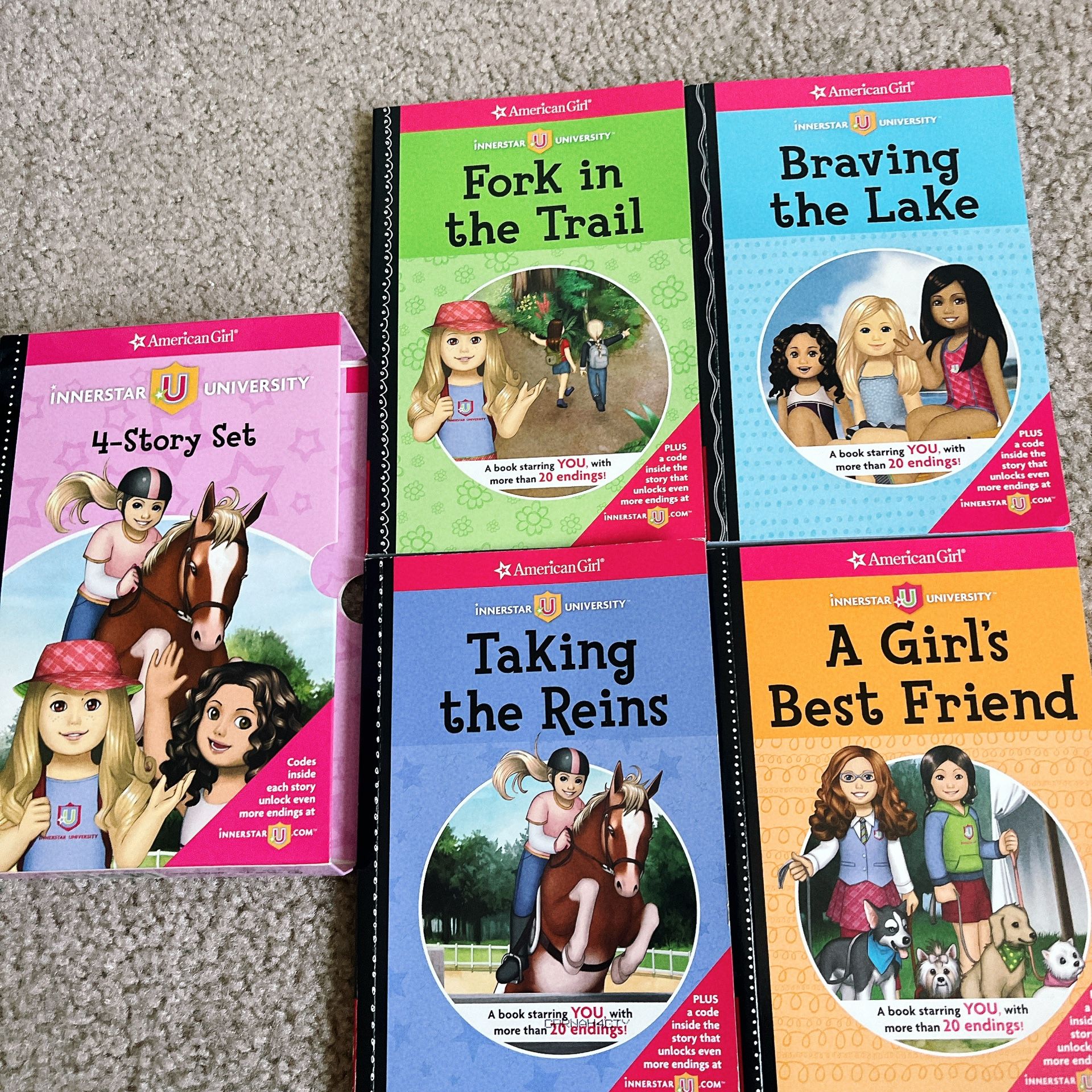 American Girls 4 Story Set Books 8y+