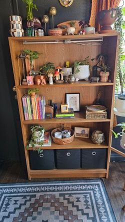 Oak bookcase
