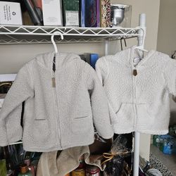 Size 24 Month Carter Zip Up Hoodie Jackets. Each 