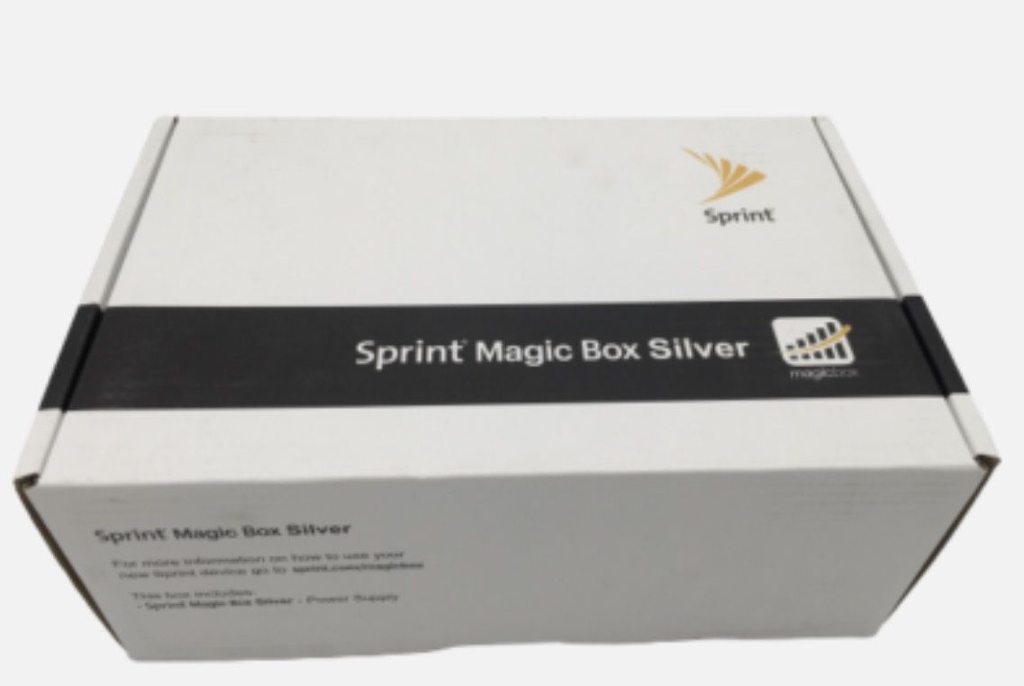 NOB SERCOM Sprint Magic Box SILVER Signal Booster Amp SRE4105T-B41 SRCMSOHOMB