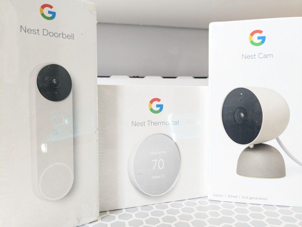 Google Nest Smart Home Security System 3 PACK