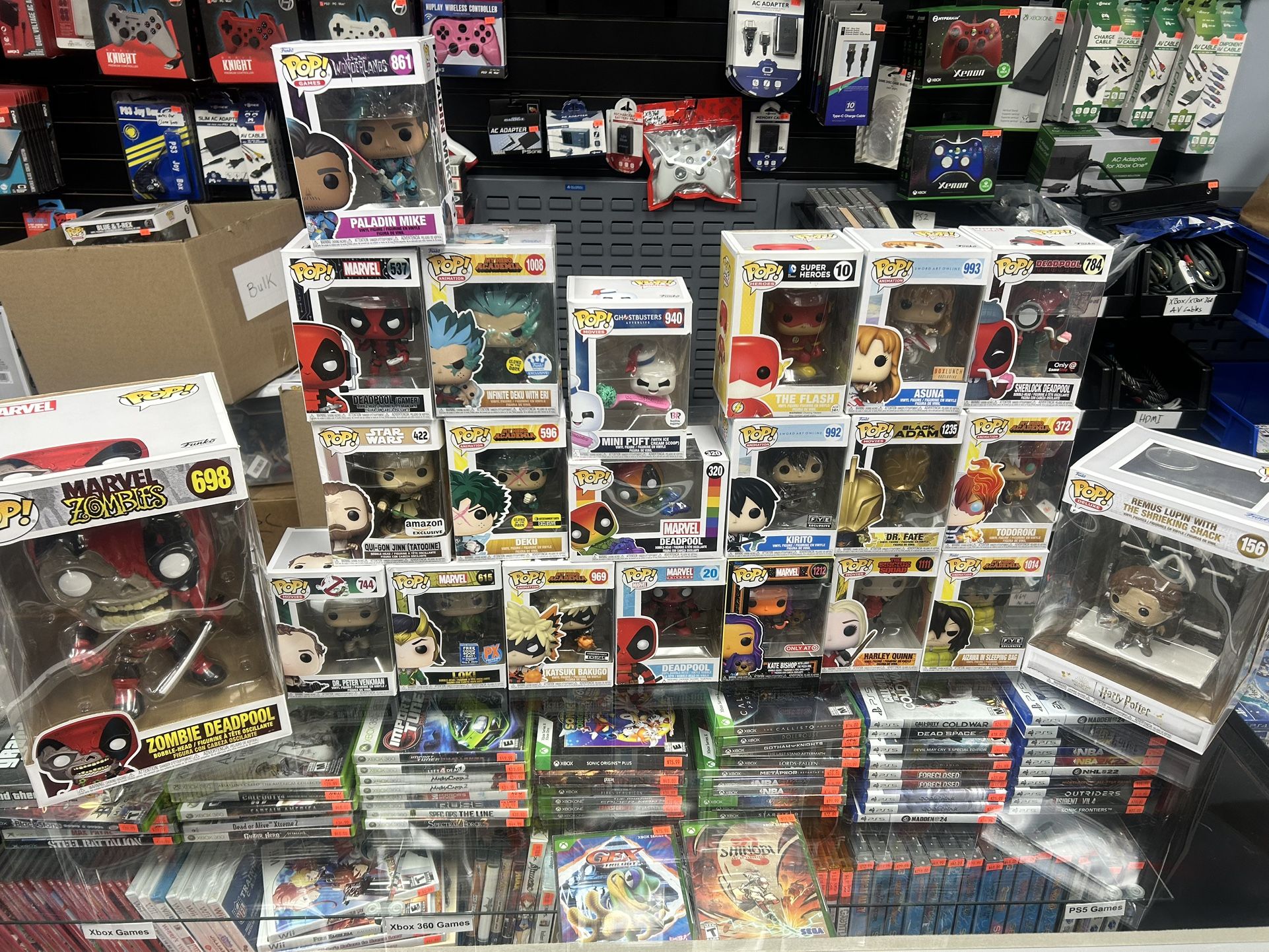 Funko Pop Collection – Anime Marvel (Deadpool) Harry Potter DC – Great Condition