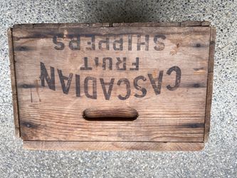 Cascade Fruit Shippers Wood Crate