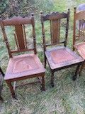 Antique dining room chairs