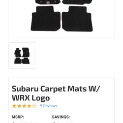 Subaru Wrx Carpets/ Floor Mats 