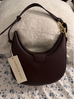 Brown satchel bag