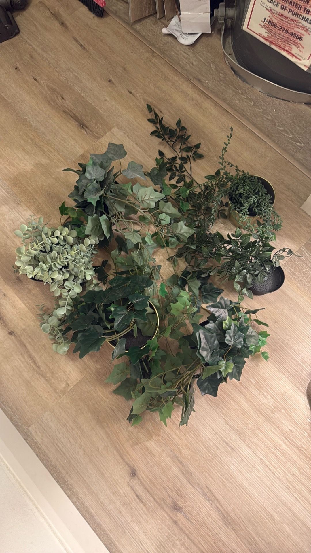Artificial potted plants
