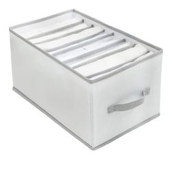Compartment Storage Basket 4(8 grids - 15.75 × 9.84 × 7.87inches, 1(7 grids - 12.6 × 4.72 × 4.72inches,