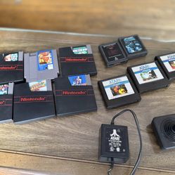 Nintendo NES Games And Atari