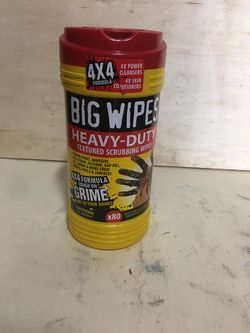 Heavy duty textured scrubbing wipes for paint, silicon cleaner etc