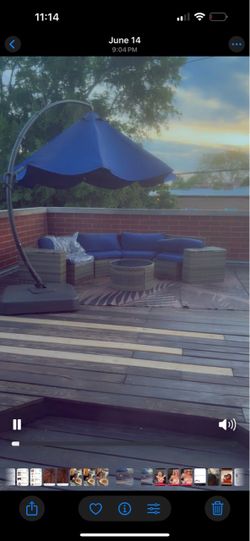 Patio furniture set