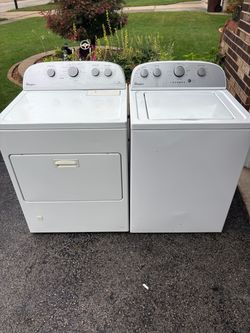 Whirlpool washer and gas dryer