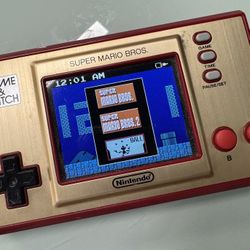 Nintendo Game and Watch Super Mario Bros Electronic Handheld 35th Anniversary