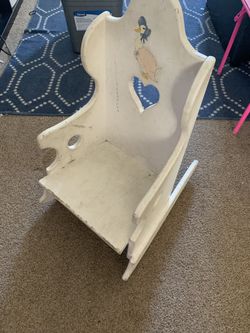 Antique child’s rocking chair