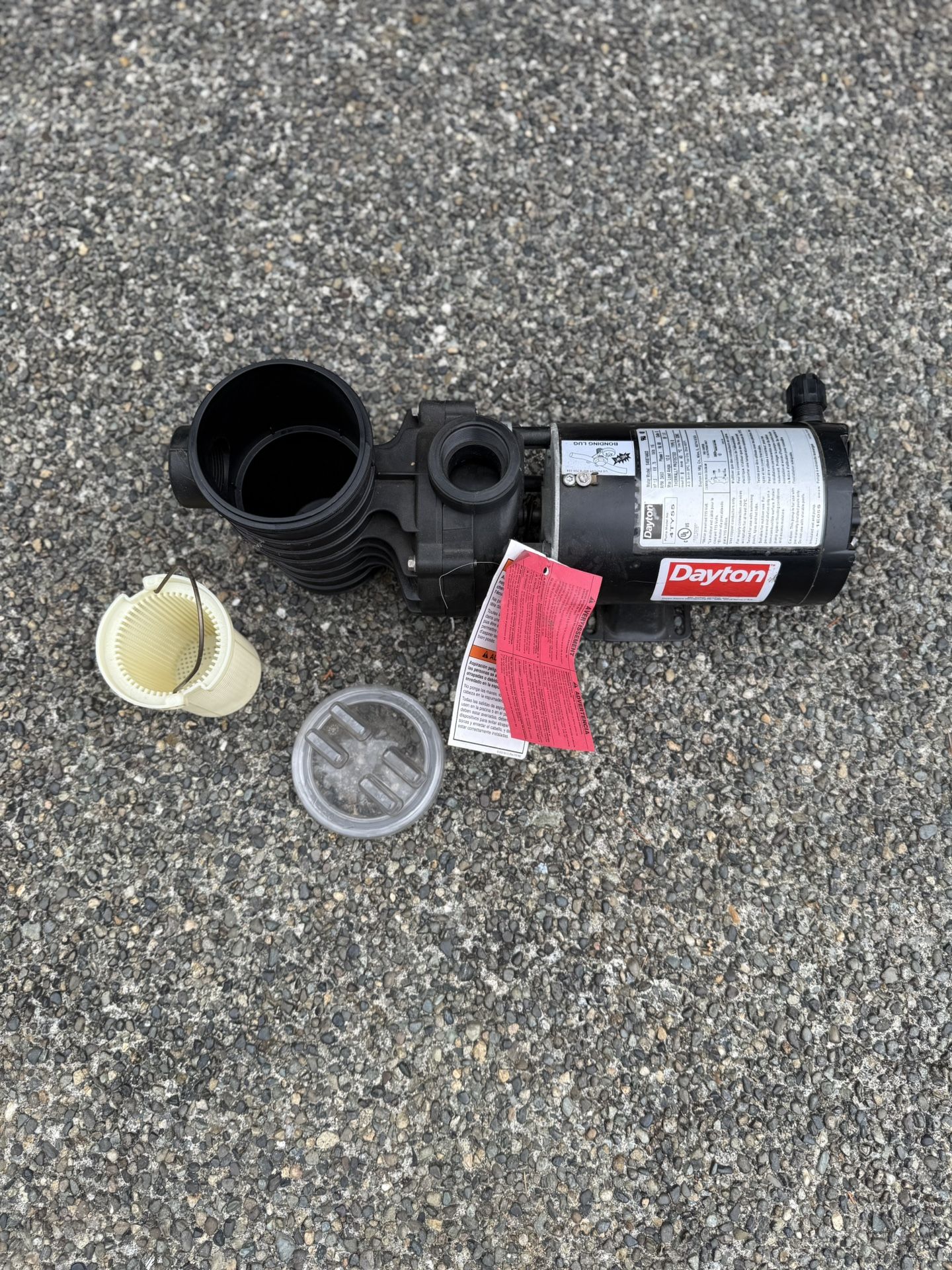 Dayton 1 HP Spa Motor/ Brand New