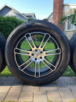 5 lug nut rims & TIRES/ rines & LLANTAS de 5 birlos (5x112) Size: 20” NEW TIRES