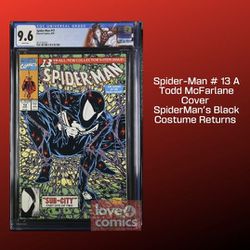 Spider-Man, Vol. 1 #13 A CGC 9.6 Spider-Man Custom Label
