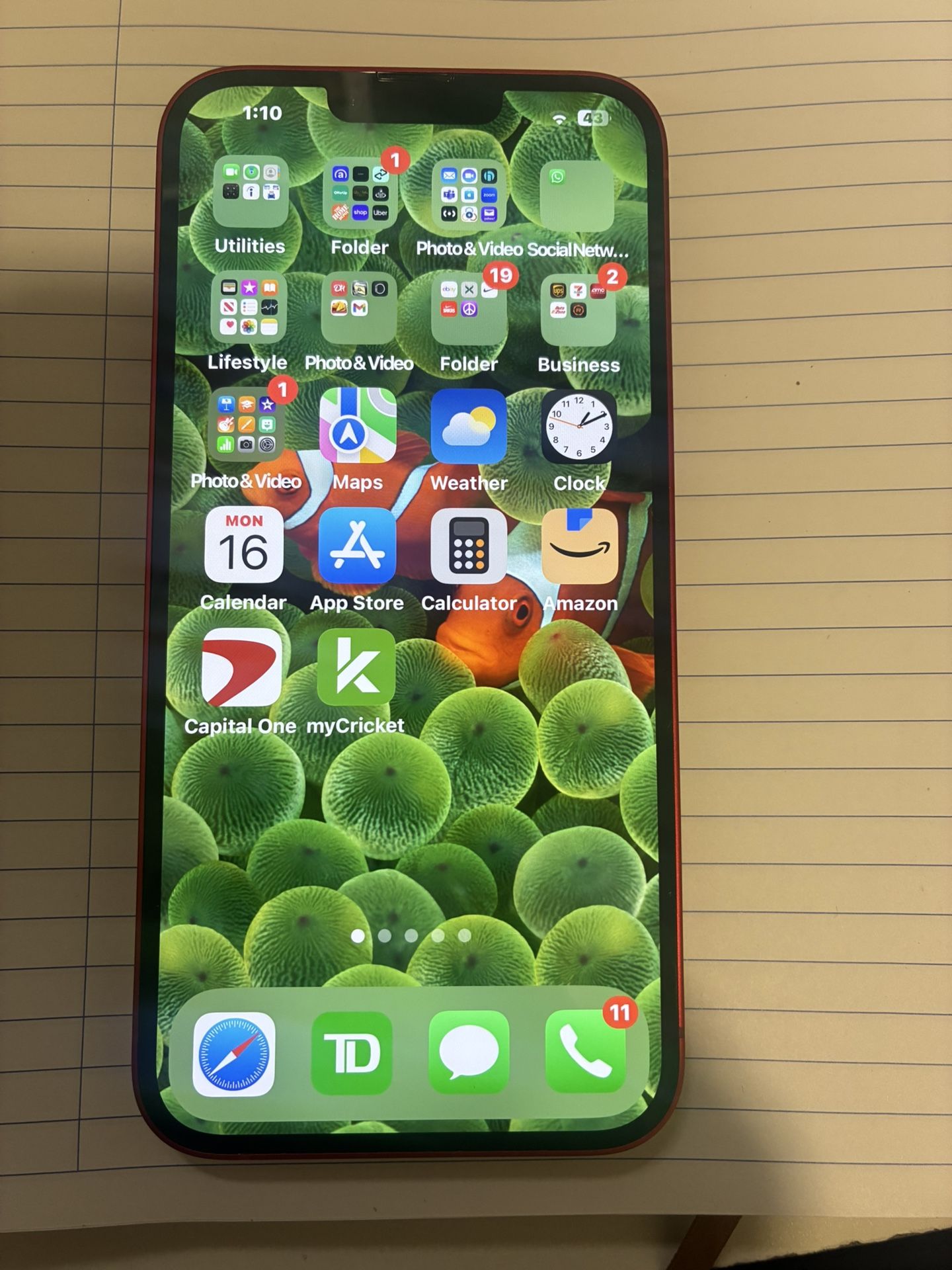 Mint Condition iPhone 14 Plus 512 Gb In Limited Red Edition
