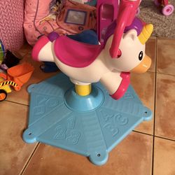 Fisher-Price Bounce and Spin Unicorn