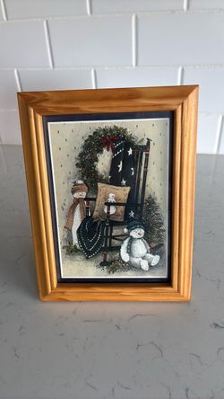 Cute Christmas snowman picture