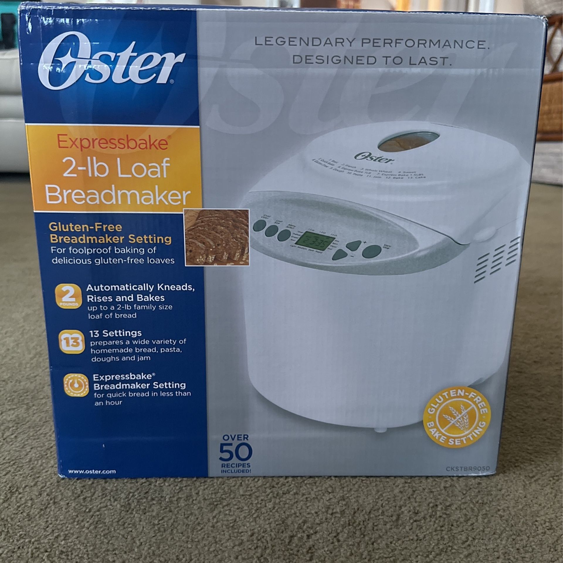 Oster Expressbake 2lb loaf bread maker