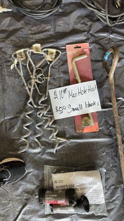 Manhole hooks