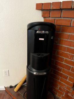 Black Freestanding Water Cooler Dispenser