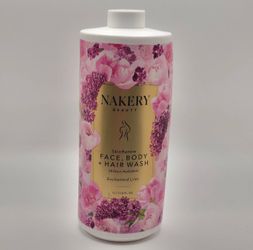 Nakery Beauty ENCHANTED LILAC Skin Renew Face, Body & Hair Wash 33.8 oz SEALED