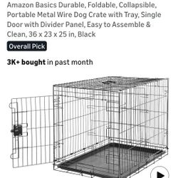 Metal Wire Dog Crate