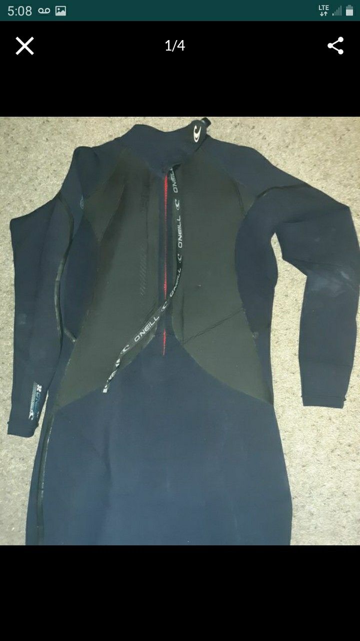 Great Condition Mens Size Small O'Neil Heat 3:2 Wetsuit