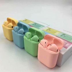INPODS 12 Wireless Bluetooth Earphones For Apple iPhone,Android With Charging Box. 4 Different Colors BLUE/PINK/GREEN /YELLOW