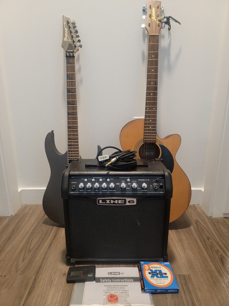 Electric Acoustic Guitar Starter Kit