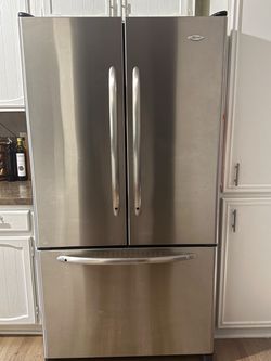 Maytag 25 cu. ft. Stainless Steel French Door Refrigerator – Clean & Functional!