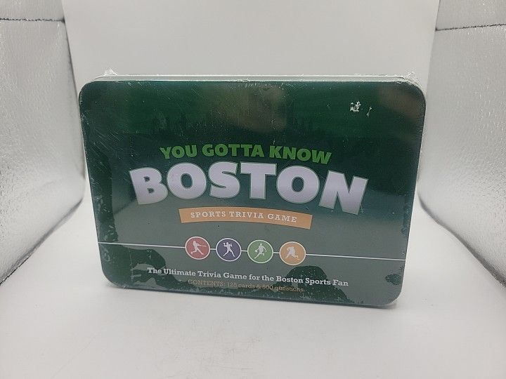 You Gotta Know Boston ( Sports Trivia Game ) - Brand New Factory Sealed -
