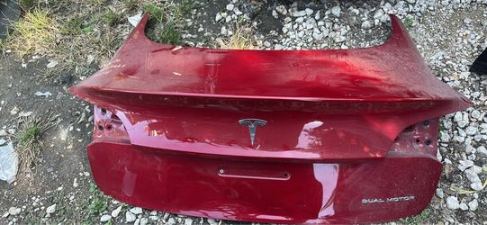 2017-2020 Tesla Model 3 M3 Rear Trunk Decklid Shell Panel