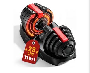 28lbs Adjustable Dumbbell Set, Adjustable Dumbbells,Levels Adjustable Weights Set, Safety Lock System, No-Slip Grip, Space-Saving Design for Home Gym
