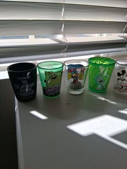 Novelty Shot Glass Collection Set of 8