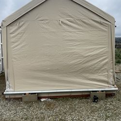 Shed 10x20 With Separate Wood Storage Room 