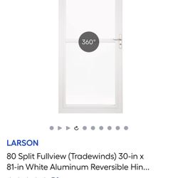 30x78 Storm Door Retractable Screen 