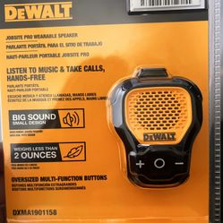 Wearable Dewalt Speaker 